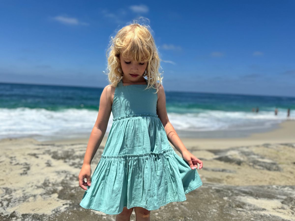 Sloane Dress, Seafoam Green Simply Sweet Kids Sloane Dress, Seafoam Green Simply Sweet Kids