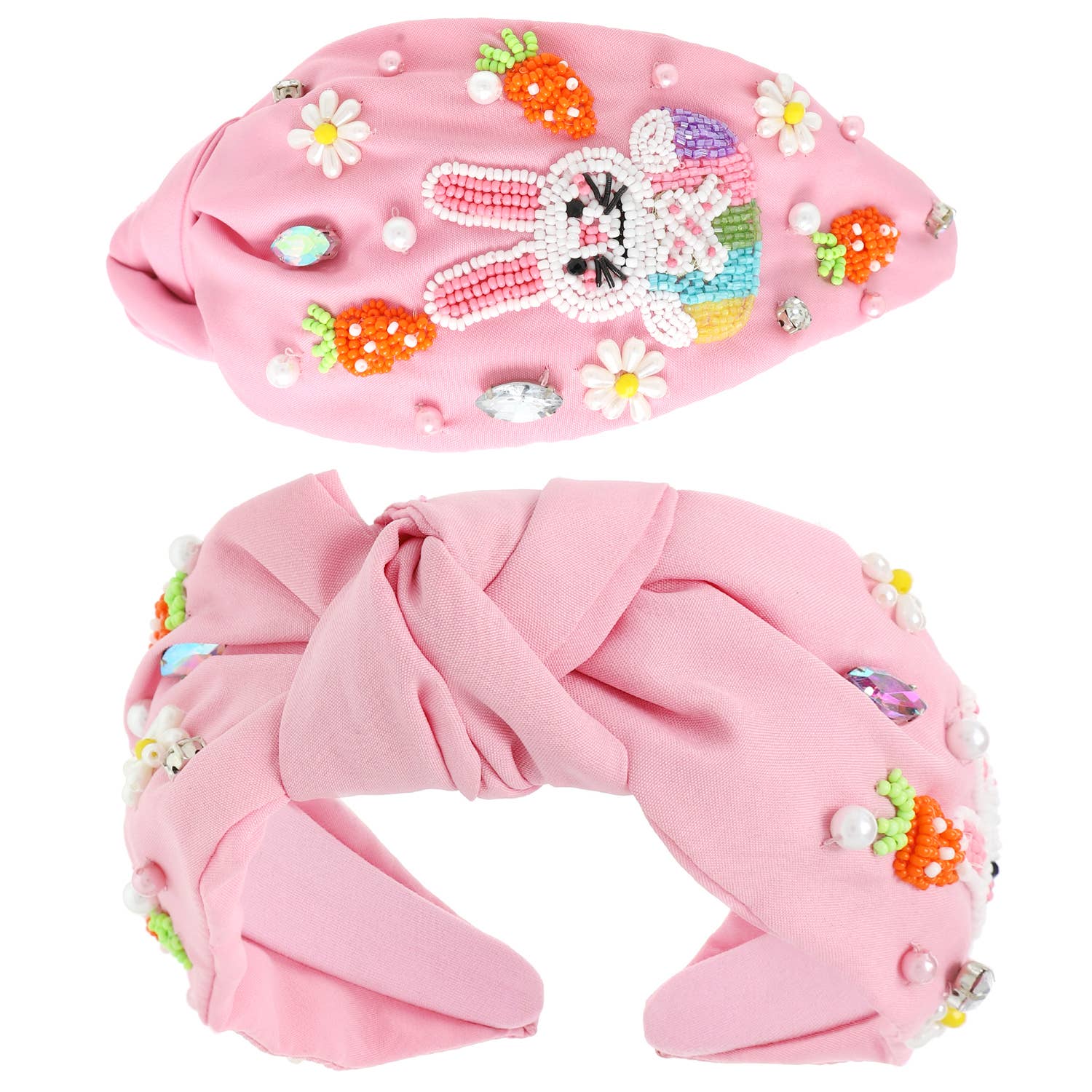 Easter Bunny Beaded Headband Easter Bunny Beaded Headband