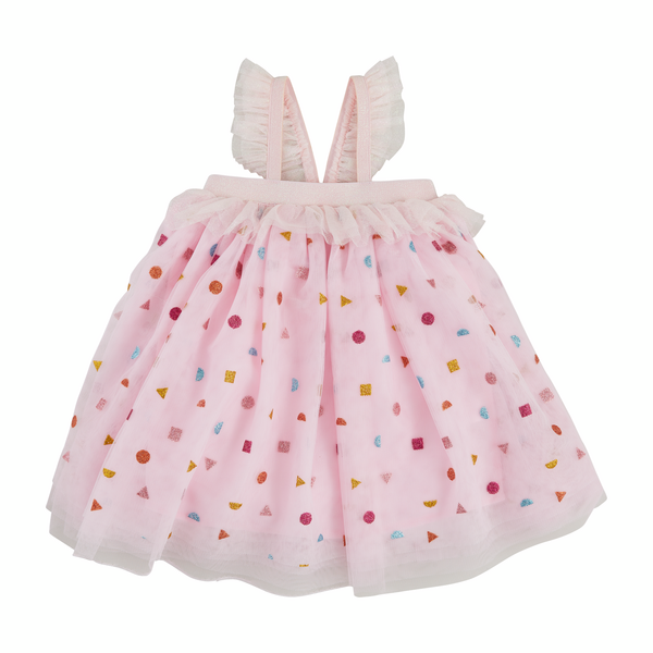 Sparkle Mesh Birthday Dress – Simply Sweet Kids