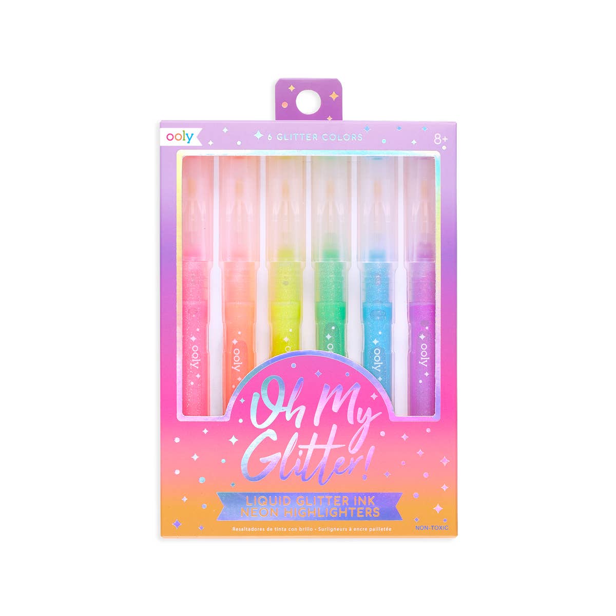 ooly Rainbow Sparkle Glitter Markers